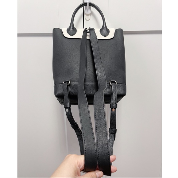 Louis Vuitton Black/White Calfskin Lockme Backpack - Picture 4 of 11